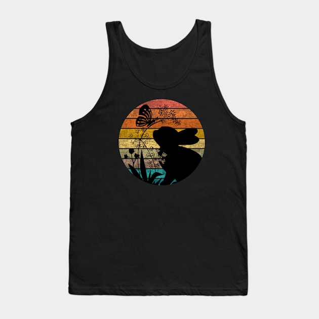 Rabbit silhouette Tank Top by valentinahramov